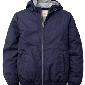 NAVY RAIN JACKET W/ VISITATION SCHOOL LOGO
