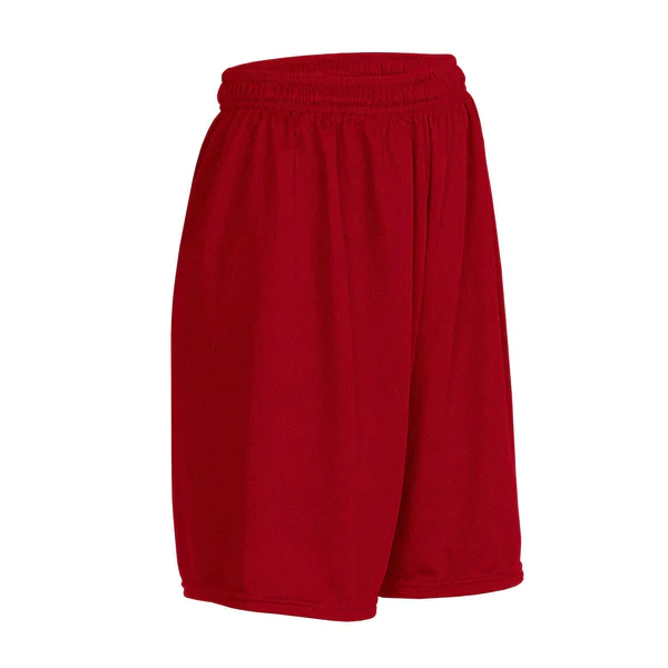 RED PE SHORTS WITH St. Jerome LOGO – Michael’s School Uniforms