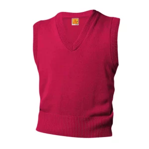 Red Vest w/ Serra logo.