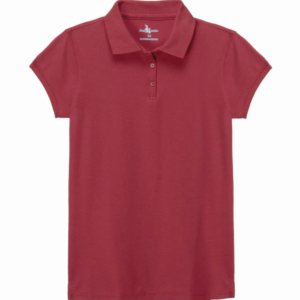 Girls Cardinal Polo w/ NDA logo