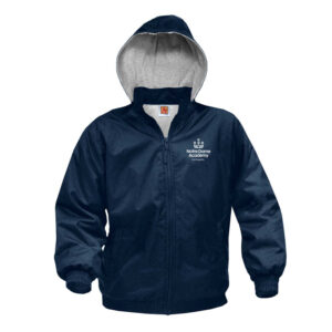 Navy Nylon Premium Rain Jacket w/ NDA elem. logo