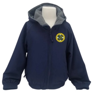 Navy Nylon Premium Rain Jacket w/ NDA elem. logo