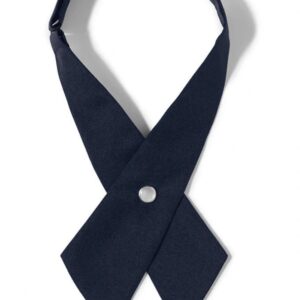 GIRLS NAVY CRISS CROSS TIE (GRADES K-3RD)