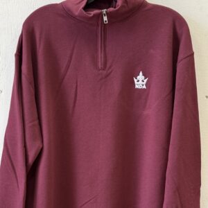 Burgandy 1/4 Zip Sweatshirt w/NDA logo