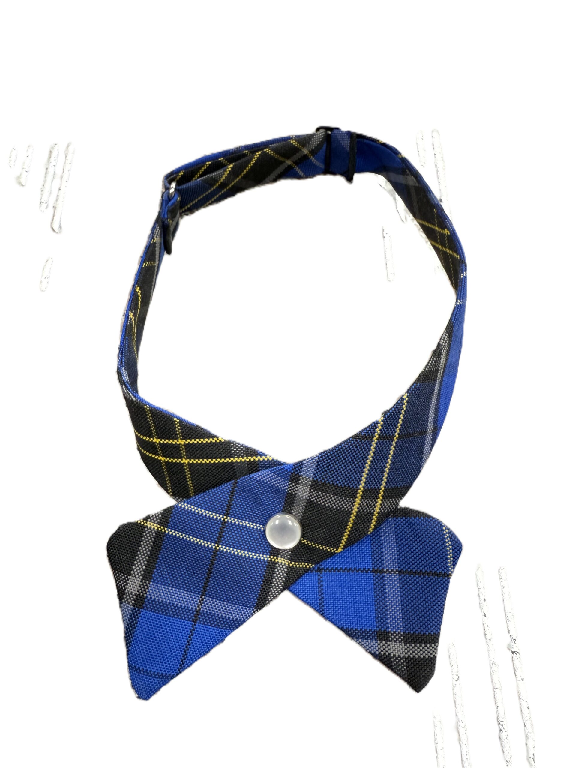 Girls Criss Cross Churchill Plaid tie