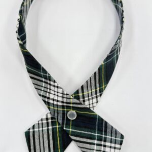 Crusaders plaid Criss cross tie