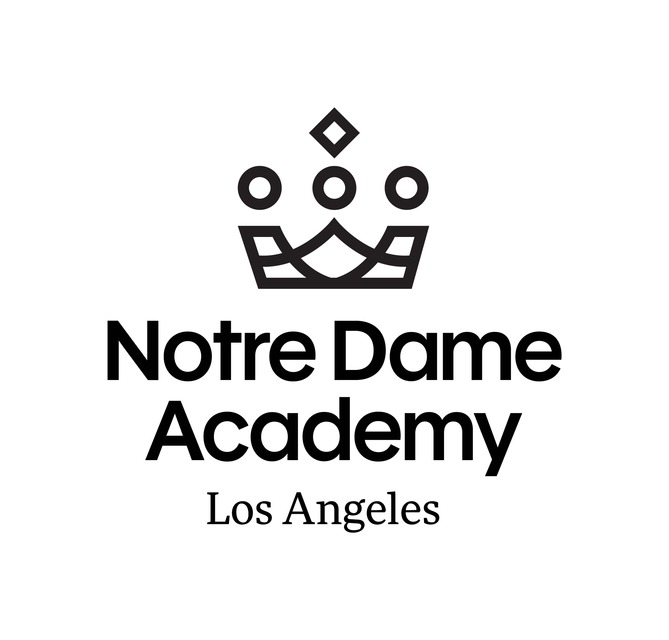 NDA Primary Logo Center Aligned Black (3)